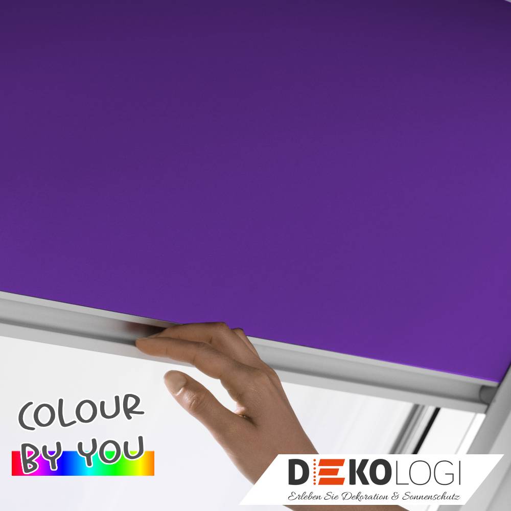 Rollo Farbe lila exakt nach RAL Farbcode