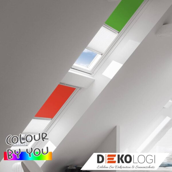 Vorteils-Set Verdunkelungsrollo plus mit Faltstore weiß CBY